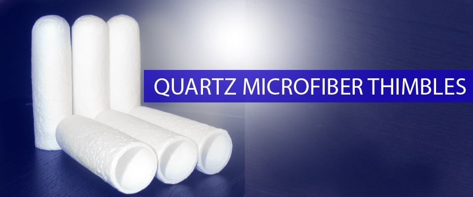 quartz microfiber thimbles quartz thimble microfiber